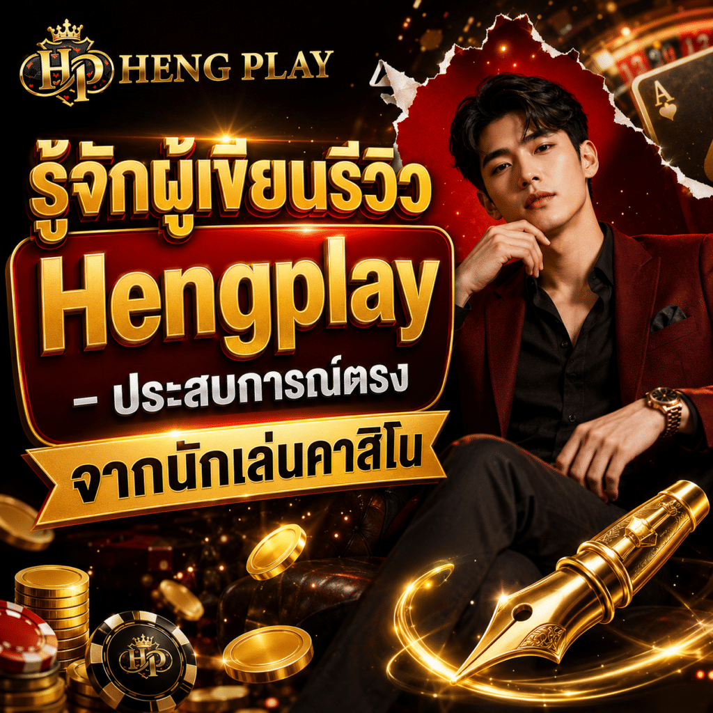 รู้จักผู้เขียนรีวิว Hengplay – ประสบการณ์ตรงจากนักเล่นคาสิโน